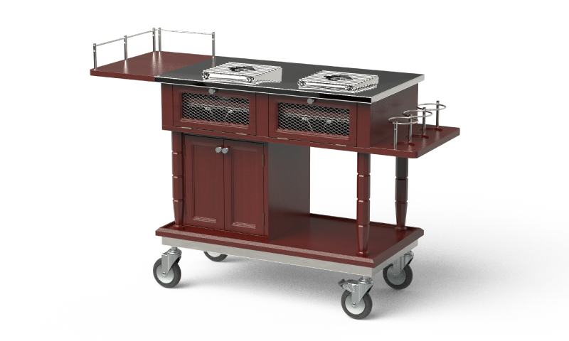 Indoor Royal Flambe Trolley