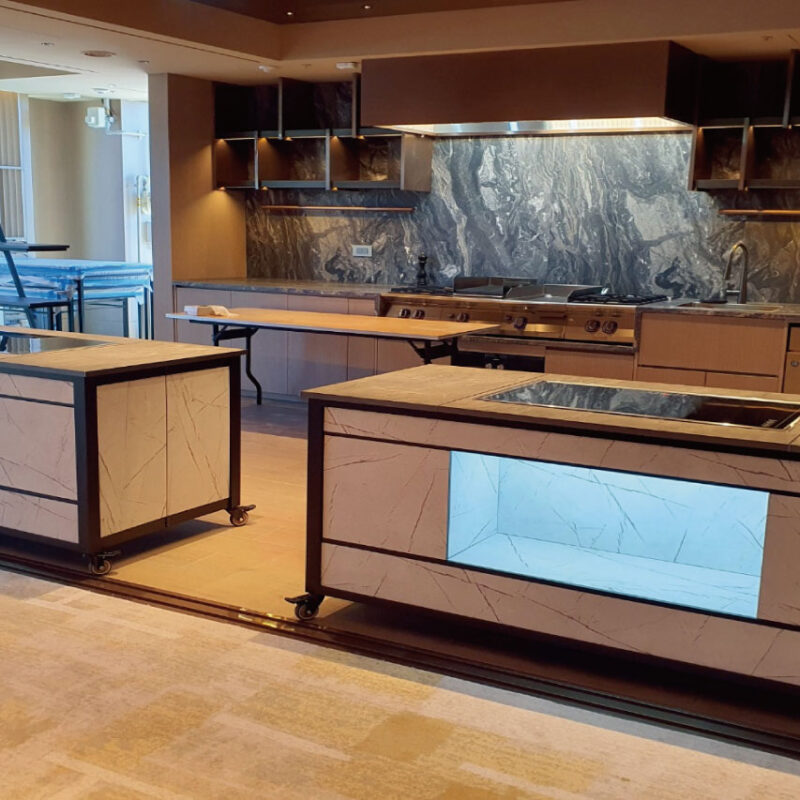 Folding Buffet Station