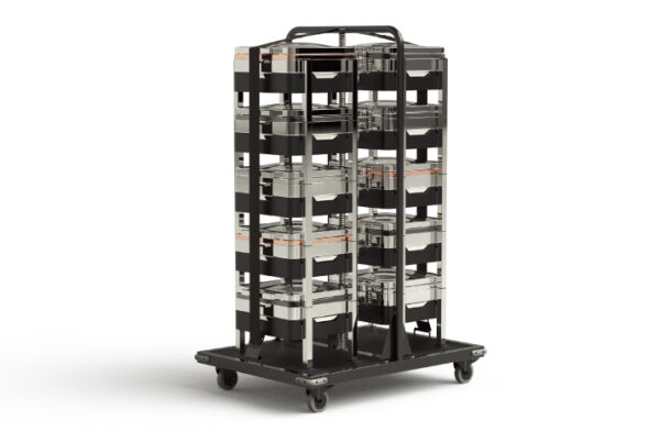 Stacking Trolley with PVC Cover