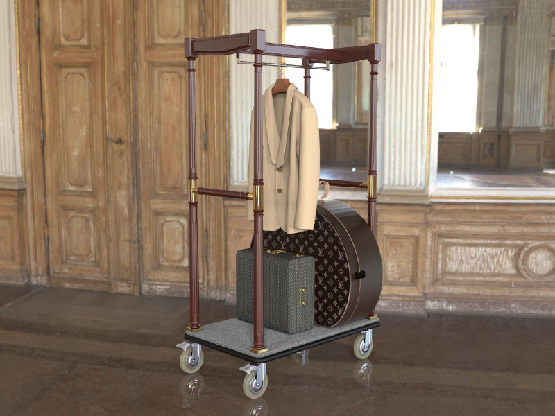 Luxury Luggage Cart with Wheels