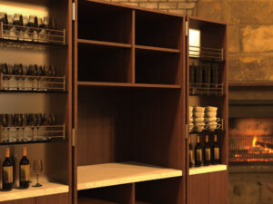 Bar Cabinet with Shelves